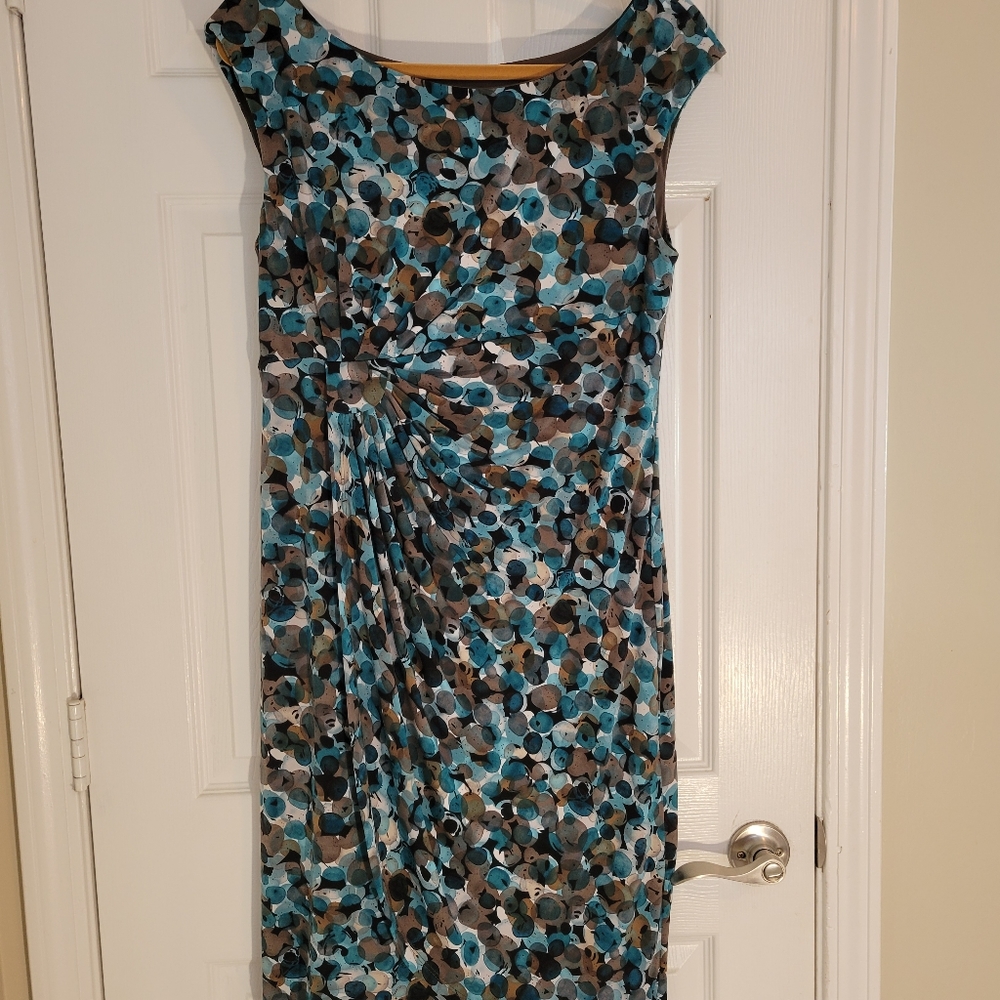 Connected Apparel spherical design sheath dress